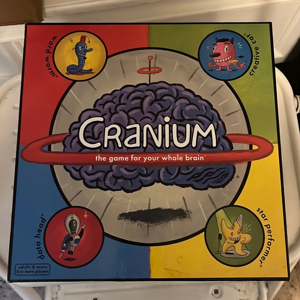 Cranium is a game for your whole brain! Best for teens and adults